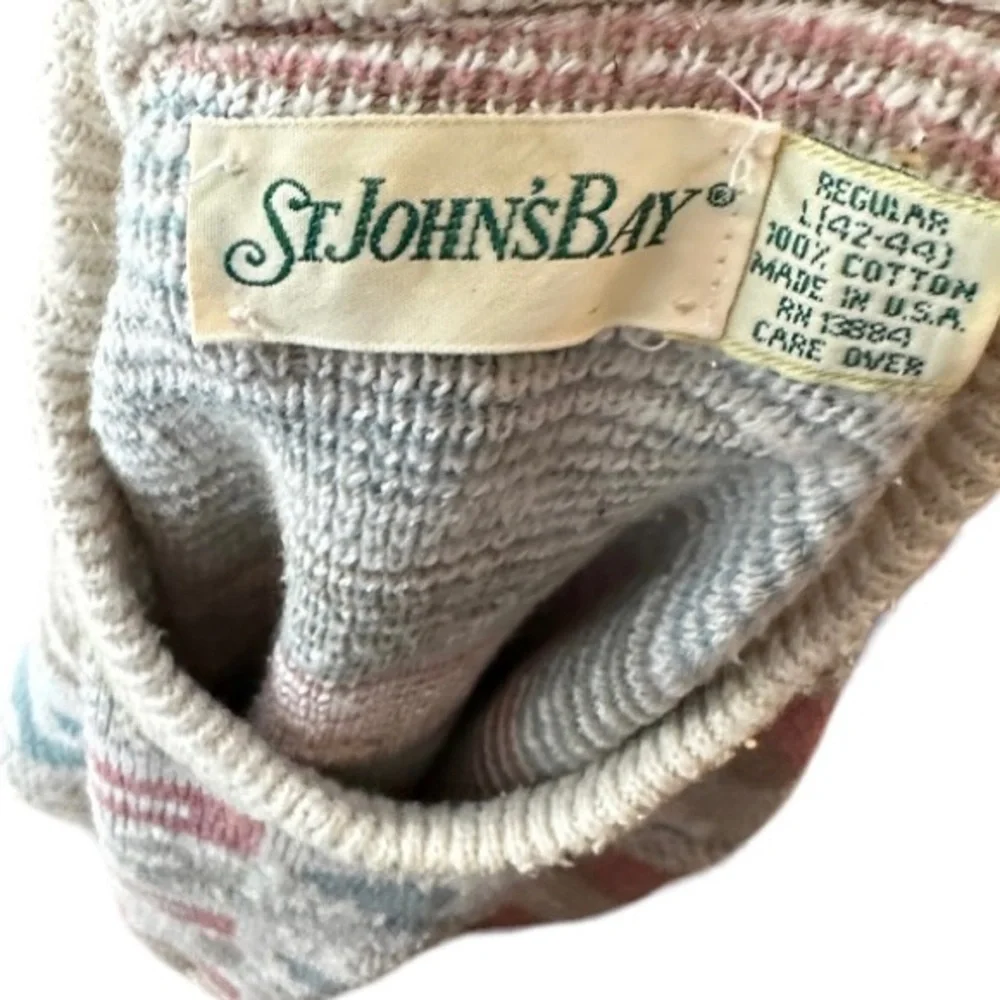Vintage St. John's Bay Cotton Sweater - Picture 5 of 5